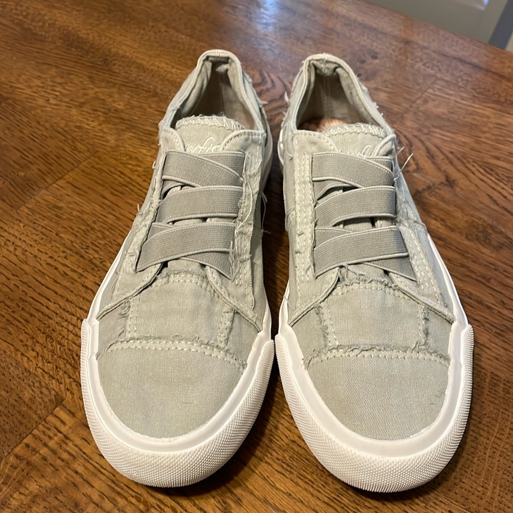 Blowfish Malibu Women's Marley Slate Gray Color Washed Canvas ZS-0071 - US 7